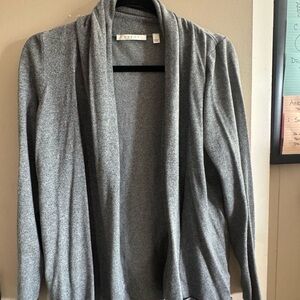 Cyrus Charcoal Open Front Cardigan
